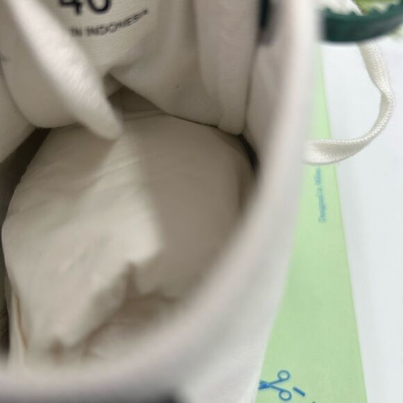 Men’s off-white mid top vulcanize sneaker size 40 - Picture 7 of 8